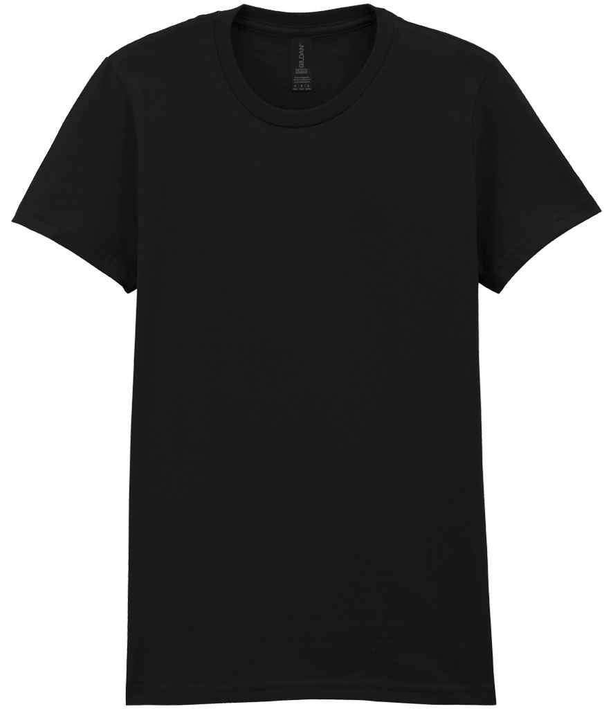 Gildan Ladies SoftStyle® Midweight T-Shirt | Pitch Black
